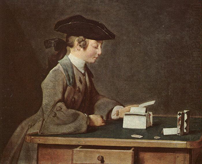 The House of Cards, Jean Baptiste Simeon Chardin